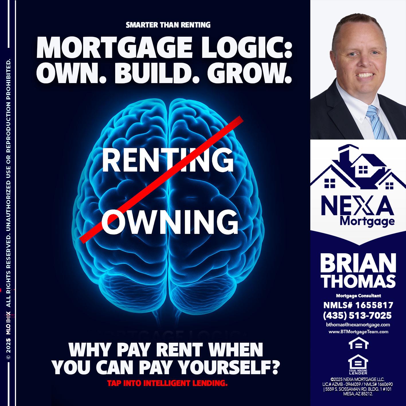 mortgage logic - Brian Thomas -Mortgage Loan Originator