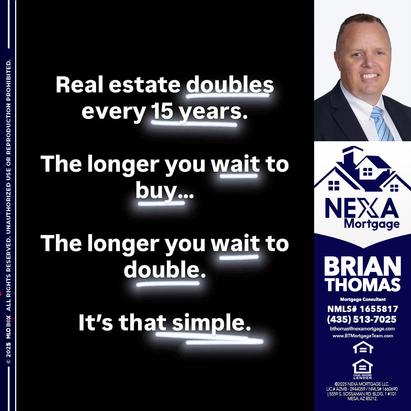 REAL ESTATE - Brian Thomas -Mortgage Loan Originator