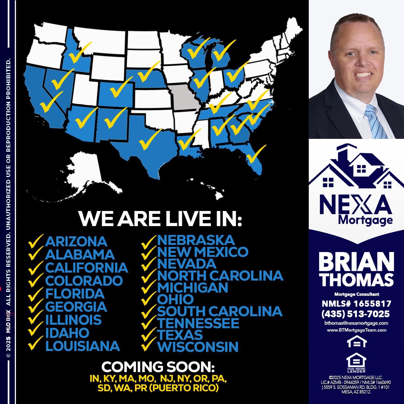 New Mexico live - Brian Thomas -Mortgage Loan Originator