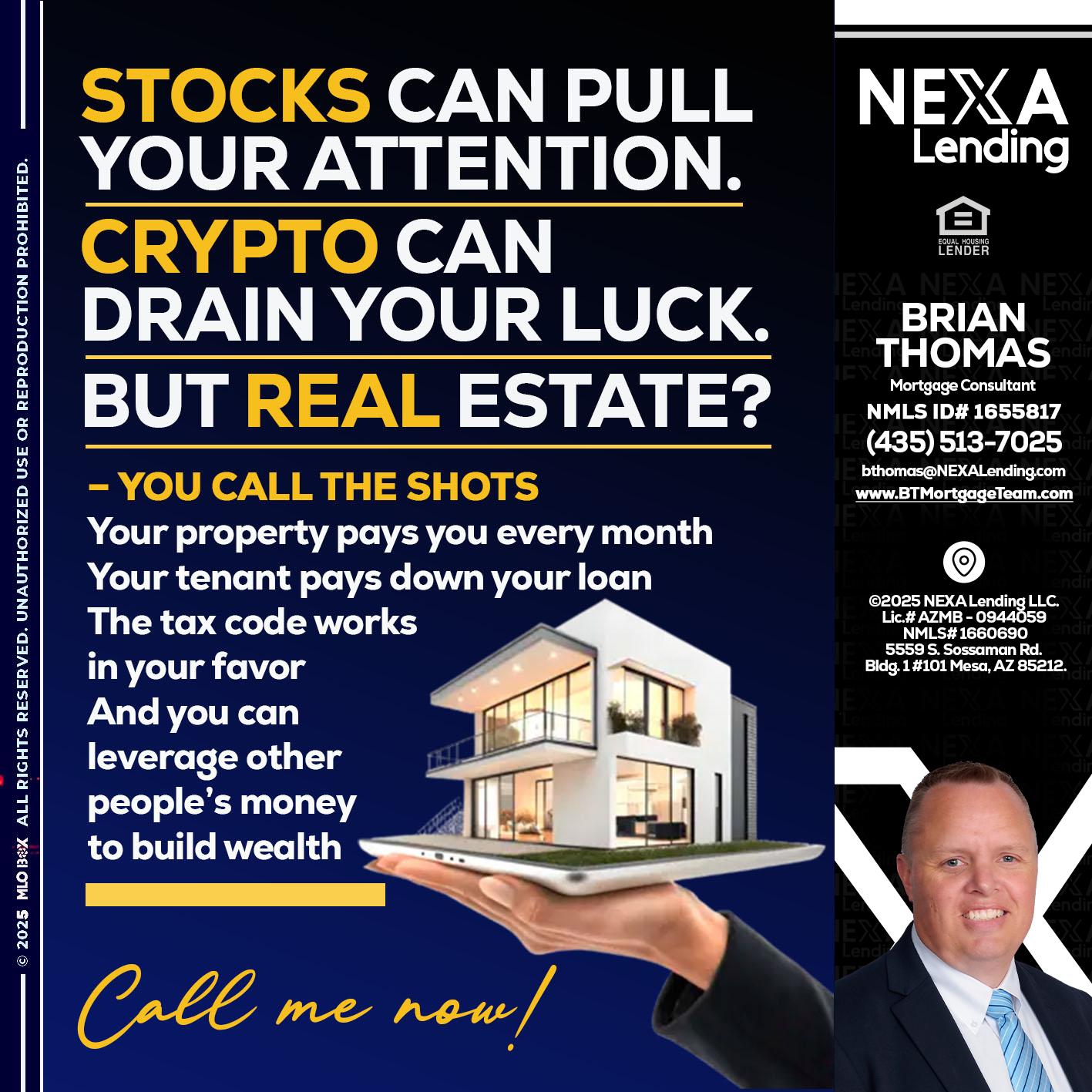 STOCK YOUR - Brian Thomas -Mortgage Loan Originator