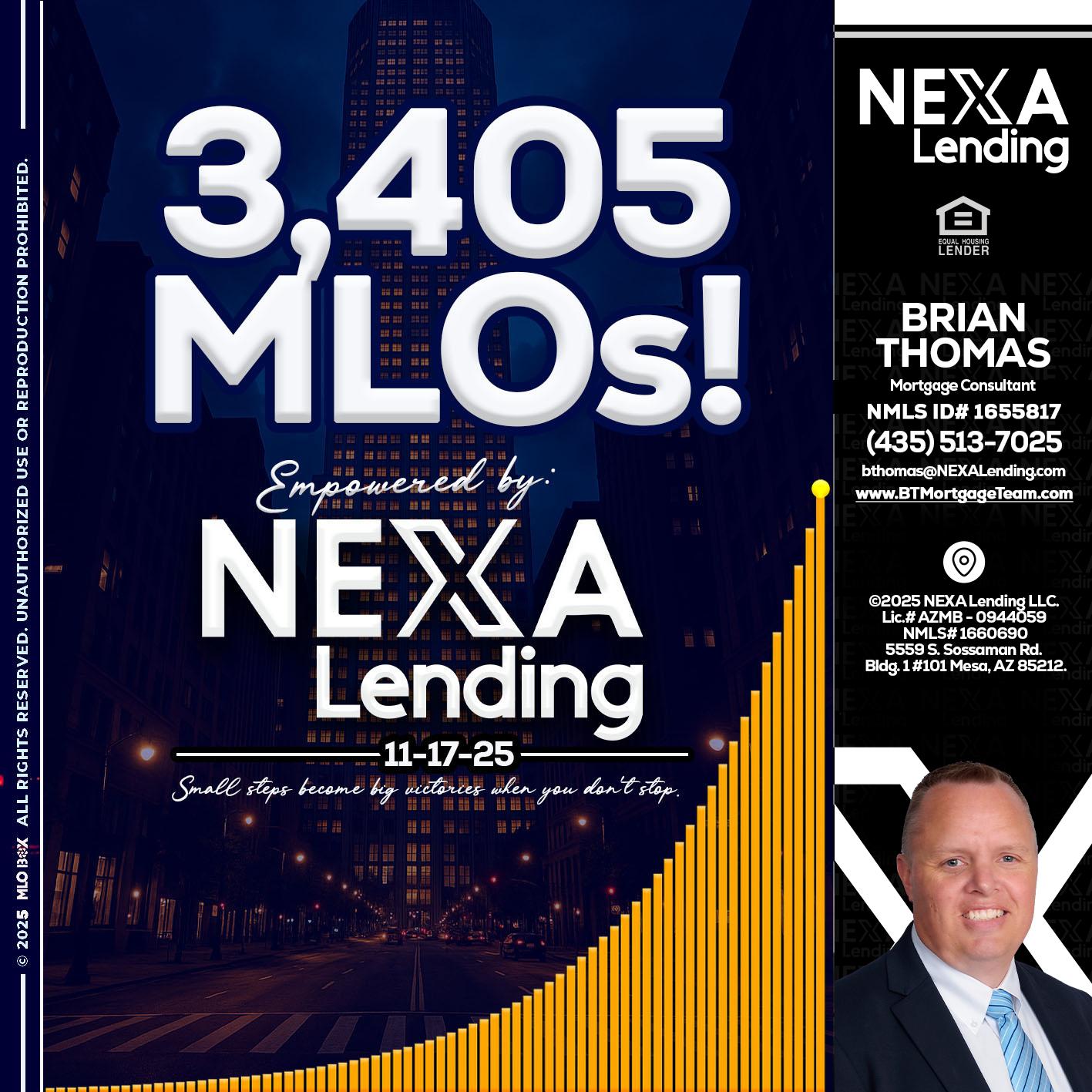 3405 MLOs - Brian Thomas -Mortgage Loan Originator