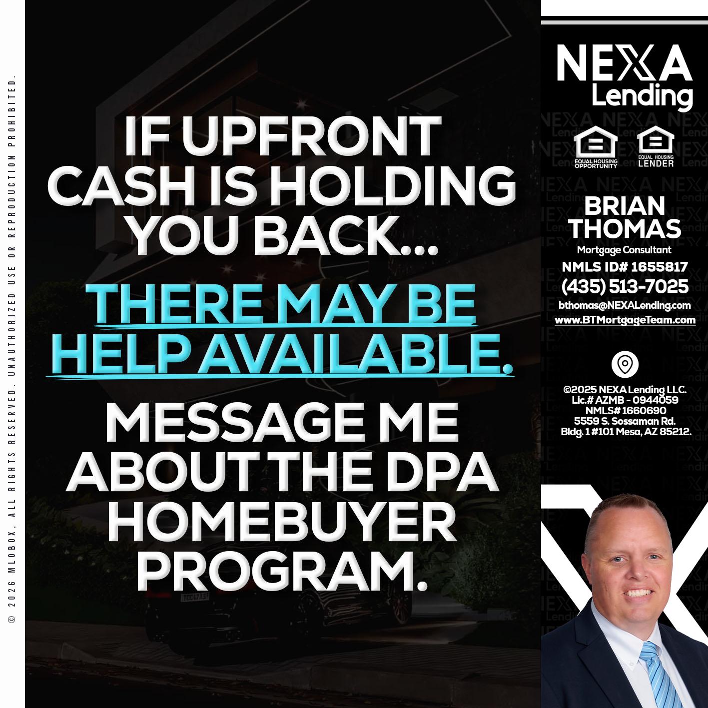 IF UPFRONT - Brian Thomas -Mortgage Loan Originator
