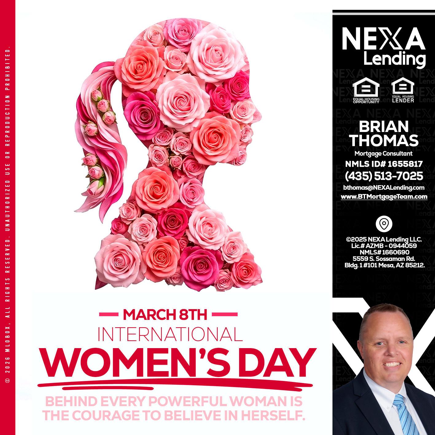 MARCH 8TH - Brian Thomas -Mortgage Loan Originator