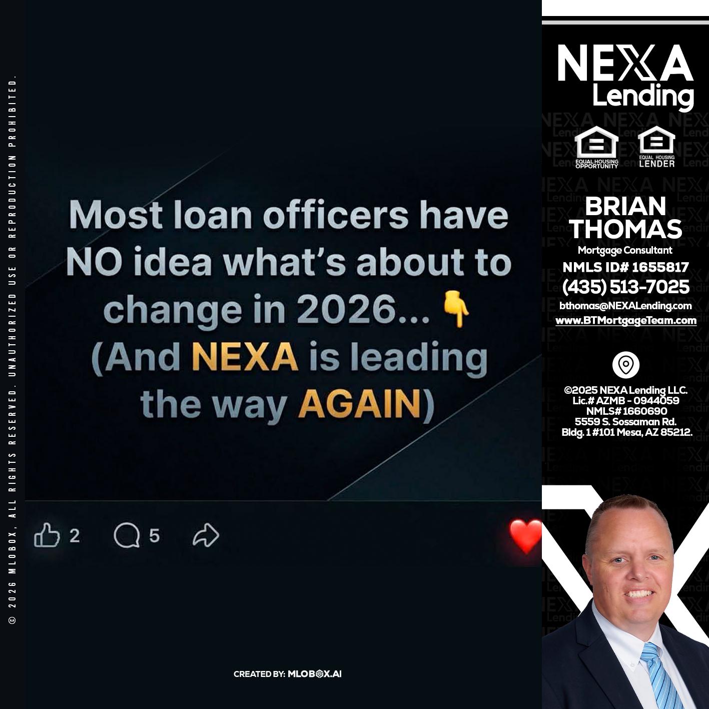 most loan officers - Brian Thomas -Mortgage Loan Originator