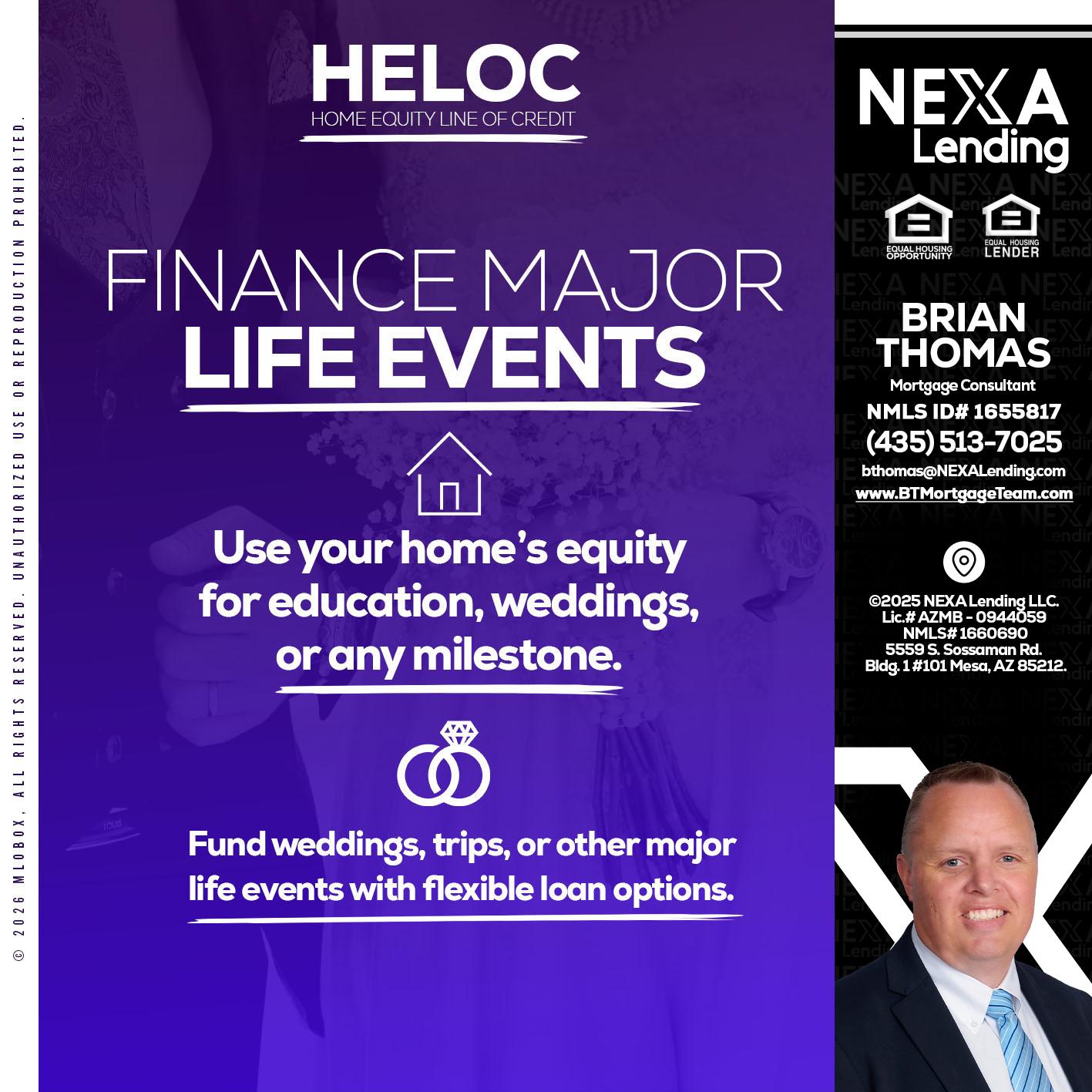 HELOC - Brian Thomas -Mortgage Loan Originator