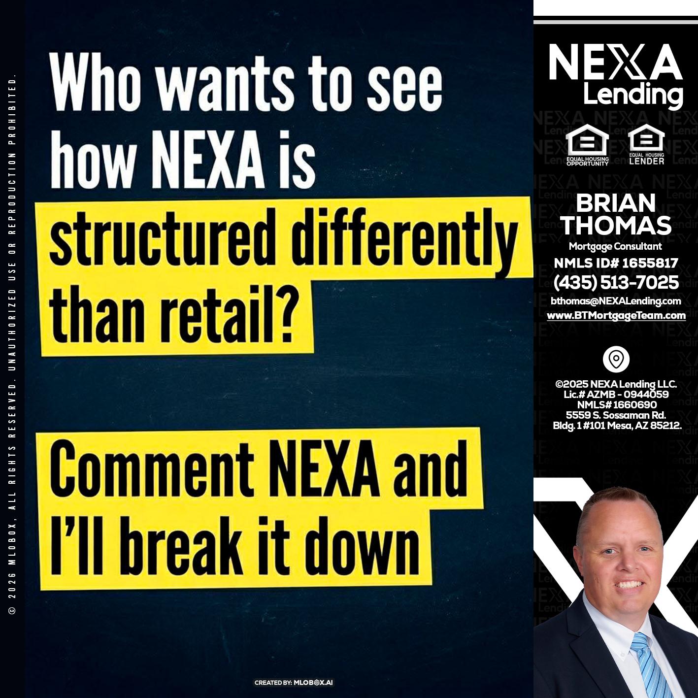 who want to see - Brian Thomas -Mortgage Loan Originator