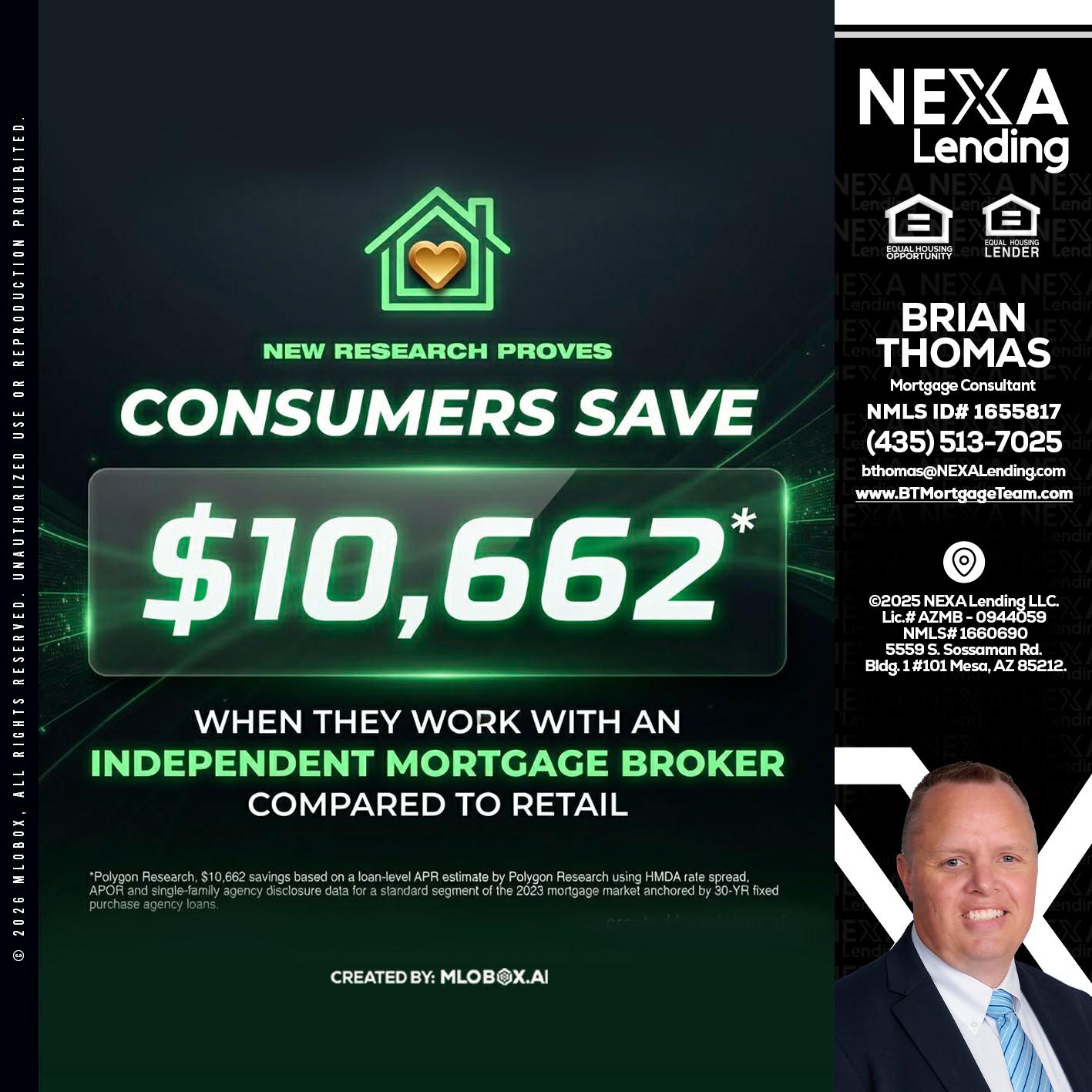 10,662 - Brian Thomas -Mortgage Loan Originator