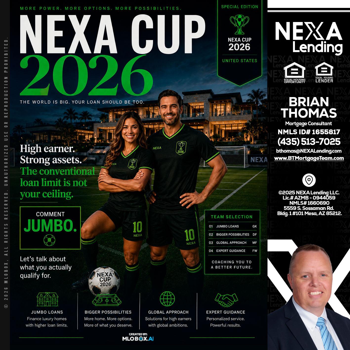NEXA CUP 2026 - Brian Thomas -Mortgage Loan Originator