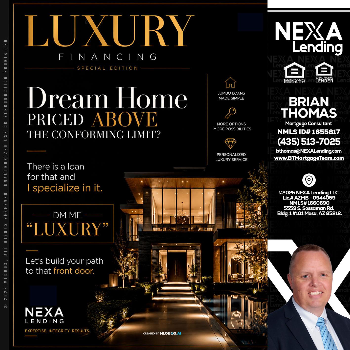 LUXURY - Brian Thomas -Mortgage Loan Originator