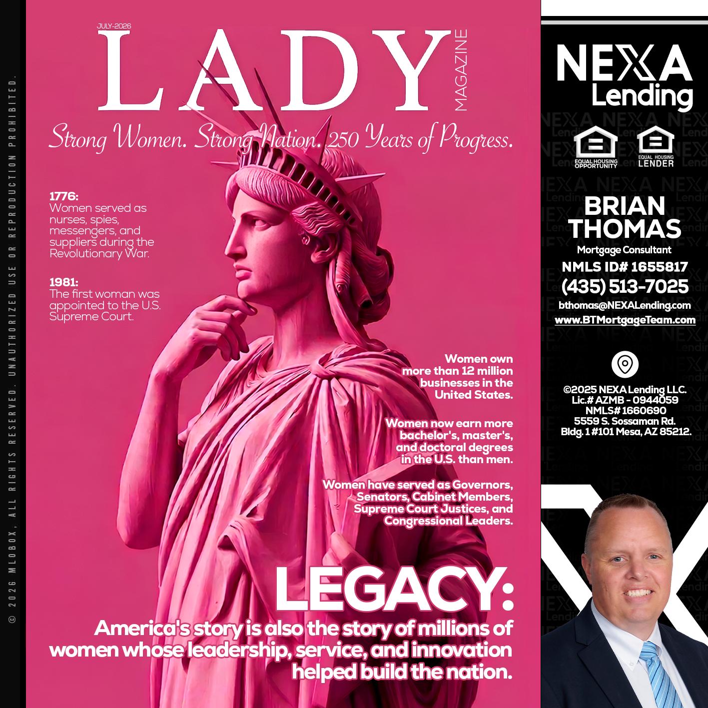 LADY LIBERTY! - Brian Thomas -Mortgage Loan Originator