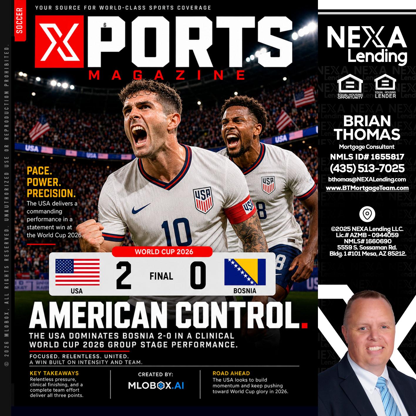 AMERICAN CONTROL - Brian Thomas -Mortgage Loan Originator