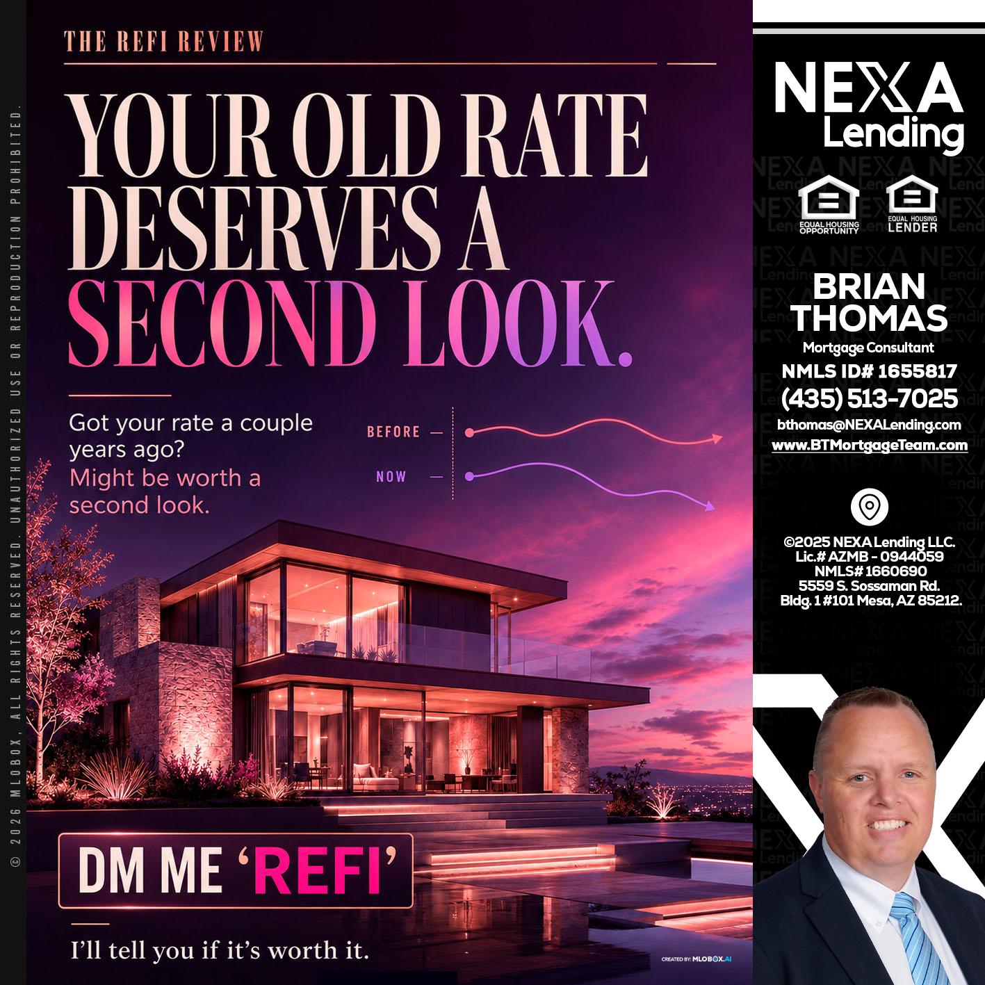 YOUR OLD - Brian Thomas -Mortgage Loan Originator