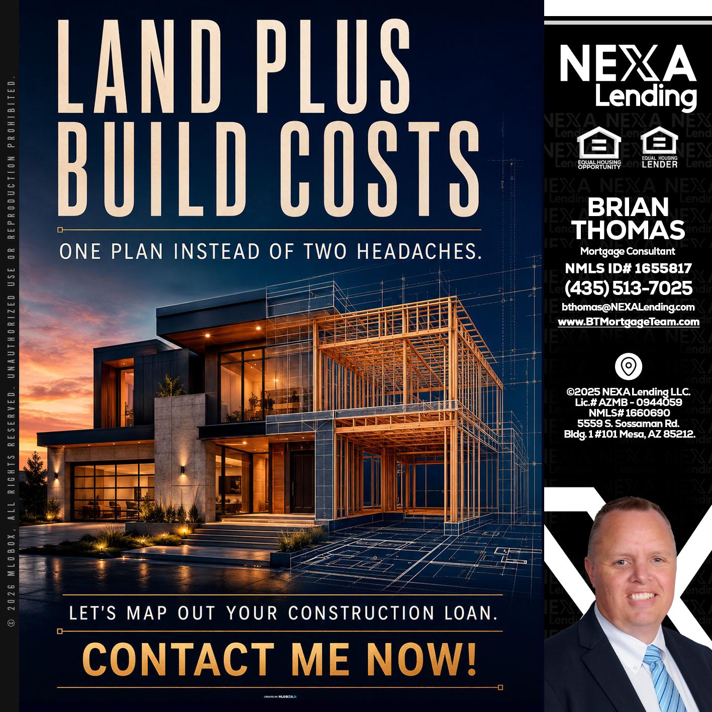 LAND PLUS - Brian Thomas -Mortgage Loan Originator